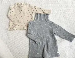 tete a tete 長袖カットソー タートルネック　ロンT80 テータテート