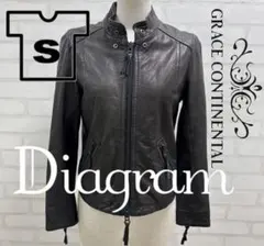 Diagram GRACE CONTINENTAL ブラック レザージャケットのサムネイル