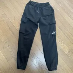 PUMA プーマ　キッズ　ブラック カーゴパンツ　スウェットパンツ　150 黒