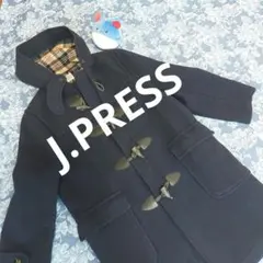 メンズ　J.PRES Sネイビー ダッフルコート ウール
