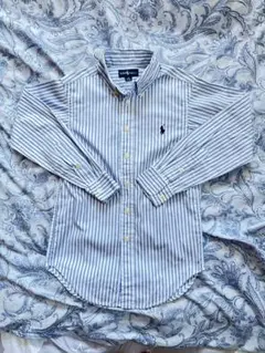 Ralph Lauren ストライプ 長袖シャツ 8号