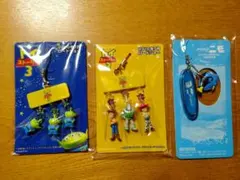 トイストーリー ニモ ストラップ キーホルダー ３点セット