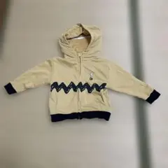 【値下げしました】PEANUTS スヌーピー ジップアップパーカー 105