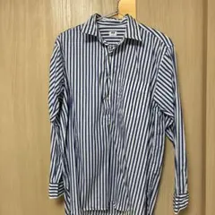 UNIQLO ストライプ 長袖シャツ S