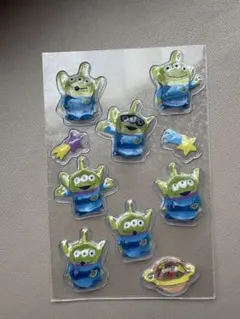 リトルグリーンメンシール リトルグリーンメン トイストーリーシール おすそ分け