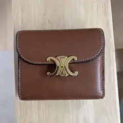 CELINE ブラウン 三つ折り財布