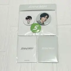 snowman 韓国 ポップアップ 阿部亮平 フォトカード A.B 缶バッジ