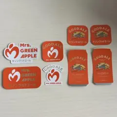 Mrs. GREEN APPLE キリン グッドエール ステッカー コンプリート