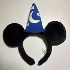 ミッキー魔法使い帽子 カチューシャ