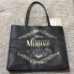 ディズニー　リトルマーメイド　トートバッグ　黒　バッグのサムネイル