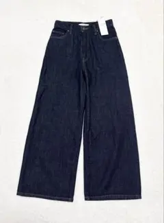 【新品】 anyFAM オンワード樫山　デニムパンツ　ワイドパンツ