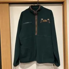 IKAKU ダークグリーン フリースジャケット