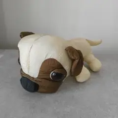 ザドッグ　タフタぬいぐるみBIG　パグ　THE DOG Pug　非売品　平成のサムネイル