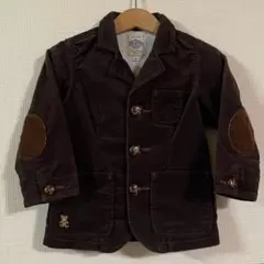 美品　ミキハウス　ジャケット　90サイズ　ブラウン