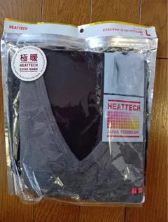 HEATTECH エクストラウォーム VネックT（9分袖）　L