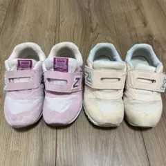 New Balance 373 、996 ピンク スニーカー 15センチ　2足