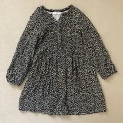 ZARA ザラ　花柄長袖ワンピース 140