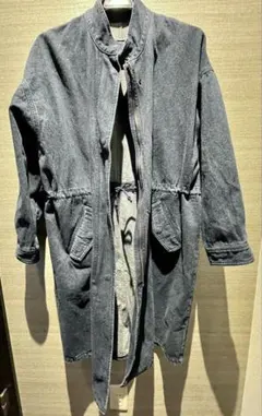 訳あり格安！デニム スプリングコート ロング丈