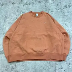 m*u様 ナイキ　スウッシュ　ワンポイント　刺繍　トップス　スウェット　古着　オ