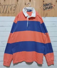 常田大輝着用　Polo by Ralph Lauren King Gnu 常田着用 ラルフローレン ラガーシャツ 90s L - メルカリ