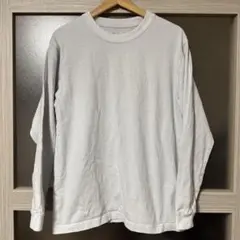 無印良品 洗いざらし太番手クルーネック長袖Ｔシャツ
