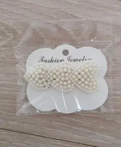 パールリボンヘアアクセサリー