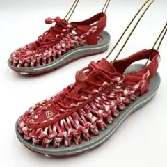 KEEN キーン サンダル ユニーク レッド系 レディース 赤白 Y1899