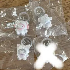 【ふわふわスノー】めじるしチャーム　マイメロ　クロミ　シナモン