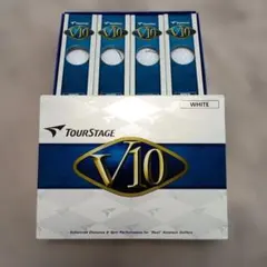 【新品】TOURSTAGE V10 ゴルフボール ホワイトのサムネイル