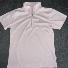 FILA フィラ スポーツウェア 半袖 ハーフジップ トップス ピンク M