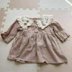 ◎うさぎ刺繍ワンピース70cm