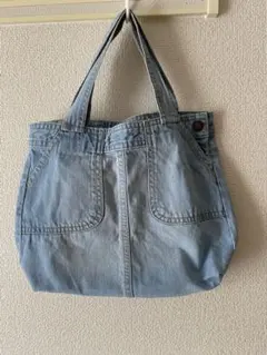 デニムトートバッグ ライトブルー