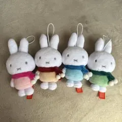 ミッフィー ぬいぐるみ マスコット 4体セット