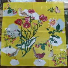 ナタリーレテ お花と鳥たちのハンカチ スカーフ シャシャン てんとう虫のサムネイル