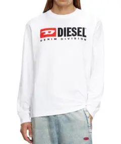 ディーゼル●DISEL●長袖Tシャツ●未使用新品●XL●縫い付けロゴ●