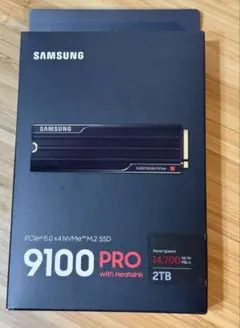 Samsung SSD 9100 PRO 2TB ヒートシンク付き