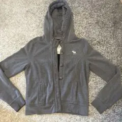 アバクロ　パーカー　レディース　グレー