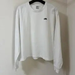 新品】ノースフェイス 韓国限定 ホワイトレーベル ロゴ ロンT ホワイト