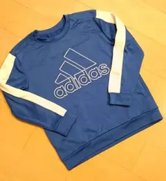 adidas アディダス スウェット トレーナー サッカー 160cm ブルー