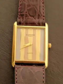 Vintage Lanvin Tank Watch ランバン　タンク 腕時計 Vintage Lanvin Tank Watch ランバン タンク 腕時計 - メルカリ