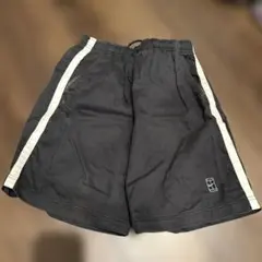 黒 サイドストライプ ショートパンツ XL
