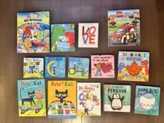 英語 絵本セット 14冊 (ブックエンド付き)