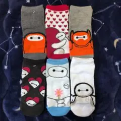 ベイマックス ソックス 6点セット