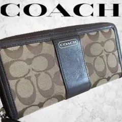 COACH モノグラム柄 長財布
