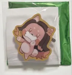 鬼滅の刃 バレンタイン＆ホワイトデー アニマルクッキーバッジ 竈門禰豆子