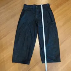 ユニクロ ワイドテーパードジーンズL 黒