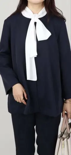 UNITED BASE 濃紺 ノーカラージャケット＋パンツ　セットアップ