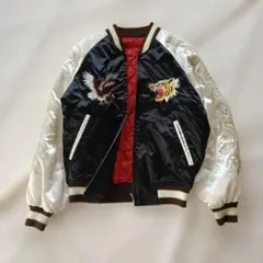 16KB様専用 梵殿 90s リバーシブル スカジャン 黒/ピンク - メルカリ