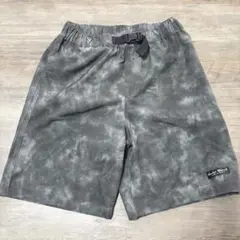 160サイズ グレー タイダイ柄 ハーフパンツ