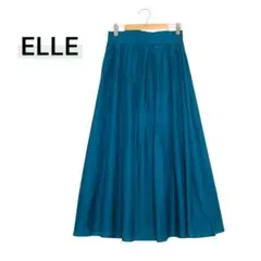 ELLE ロングスカート ブルー きれいめ 春夏のサムネイル
